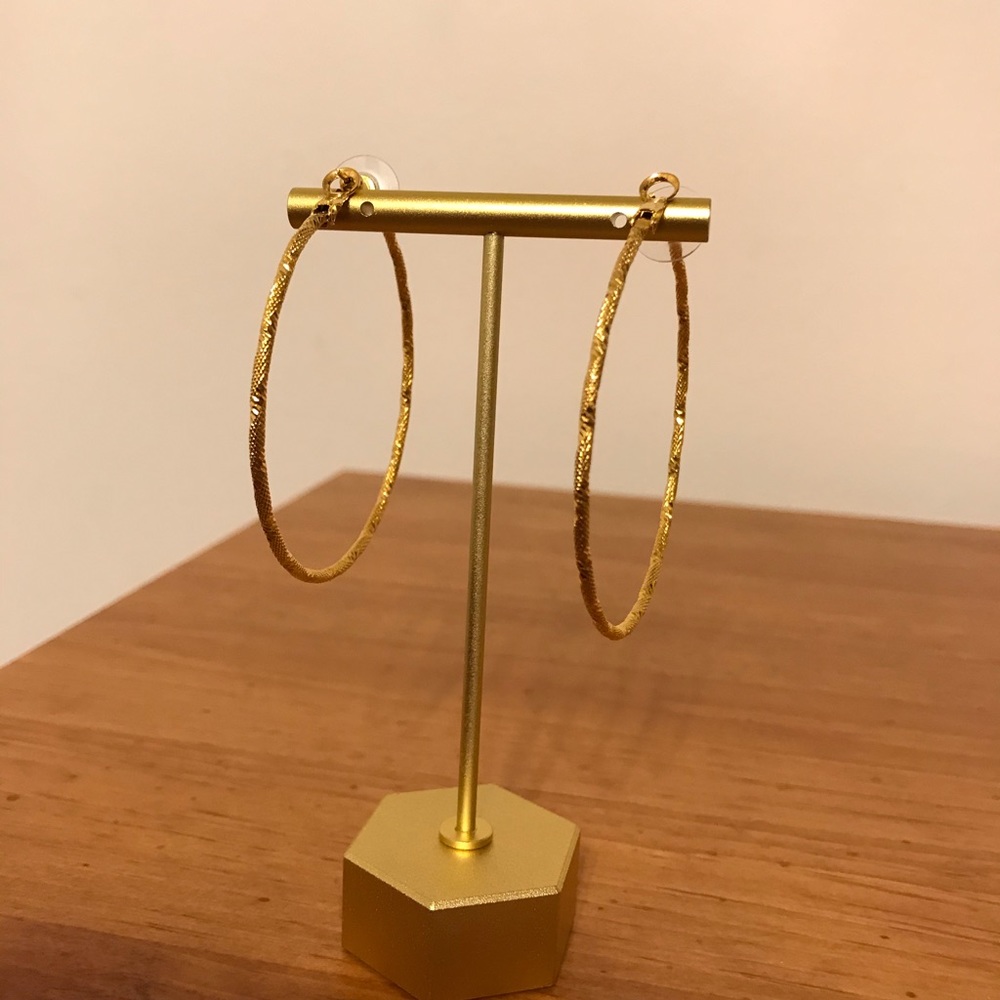 Fashion hoops gold plated  Earrings